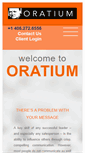 Mobile Screenshot of oratium.com